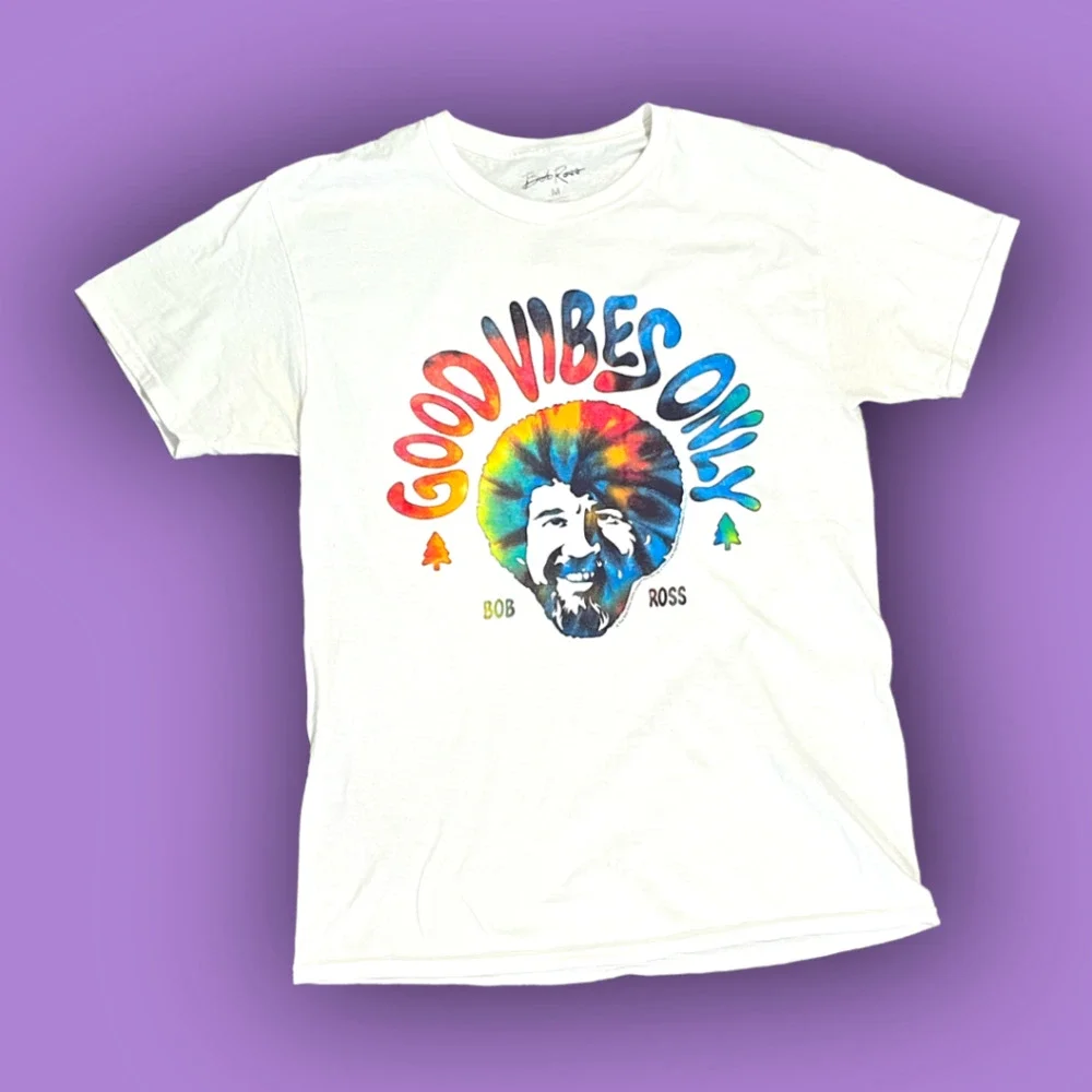 (M) Bob Ross Graphic Tee (18 X 28) - Picture 2 of 4
